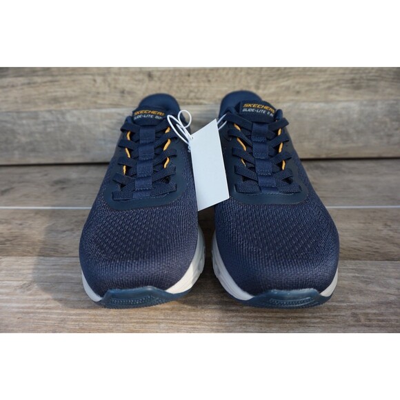 Skechers Swift Fit Hands Free Sneakers Men’s 9.5 Navy Memory Foam Shoes New main image 12